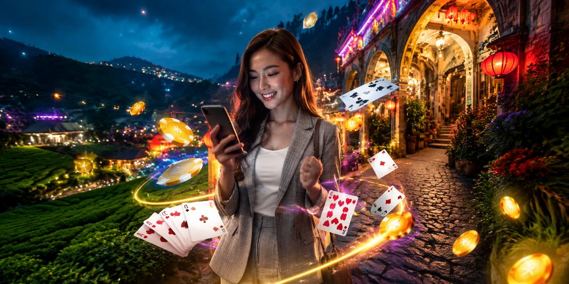 Pemain Malaysia bermain Rummy dalam talian dengan strategi bonus yang berkesan